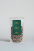 Lavara Botanics organically certified herbal blends against a white background